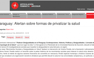 Paraguay: Alertan sobre formas de privatizar la salud